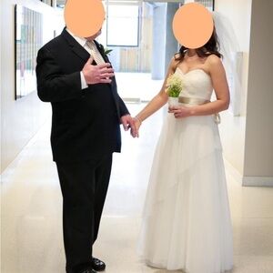 Jenny Yoo Georgeann wedding dress gown sz 2